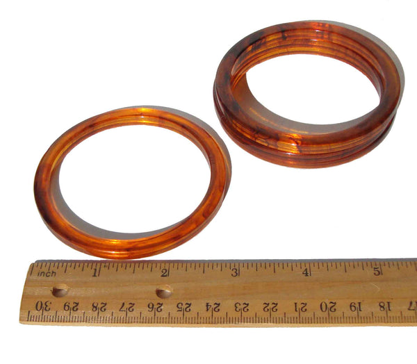 Root Beer Bakelite Bracelets