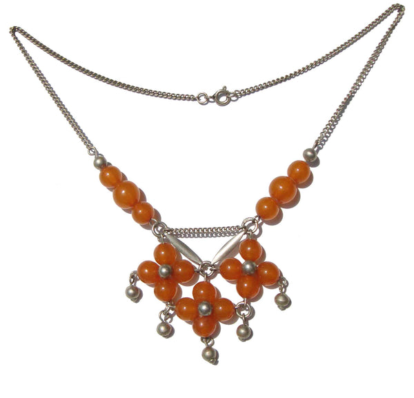 Russian Amber Necklace - Metro Retro Vintage