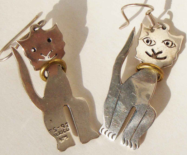 Taxco Cat Earrings