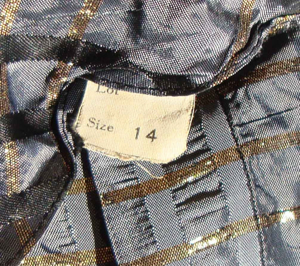 Label on 50s Jacket