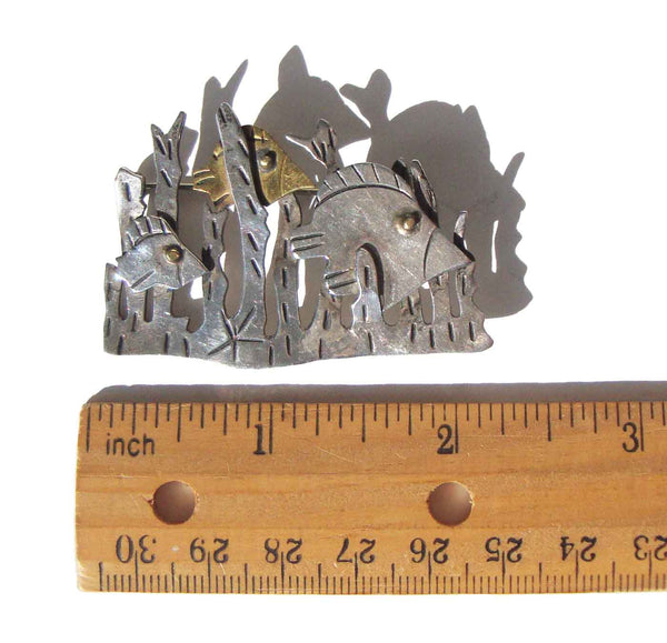 Taxco Metales Casados Pin - Metro Retro Vintage