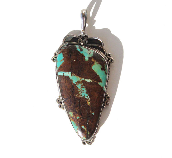 VIntage Royston Turquoise Sterling Pendant