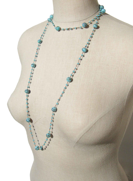 1920s Flapper Beaded Necklace