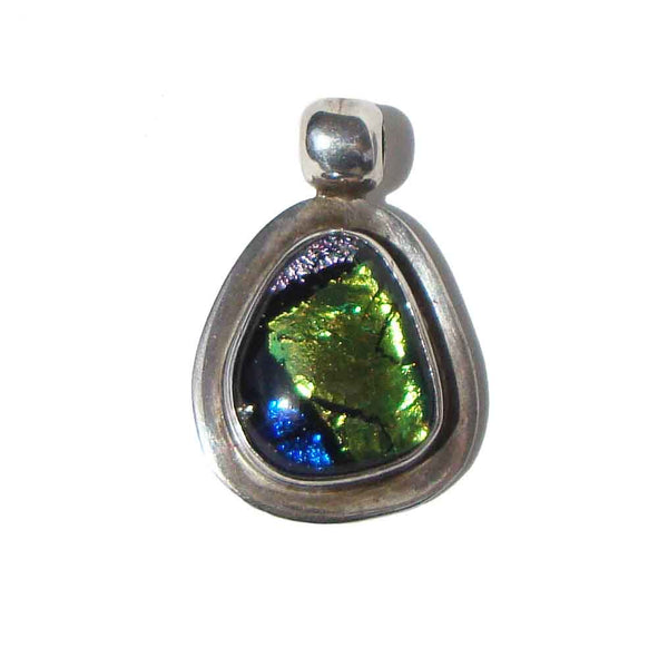 Sterling Dichroic Glass - Metro Retro Vintage