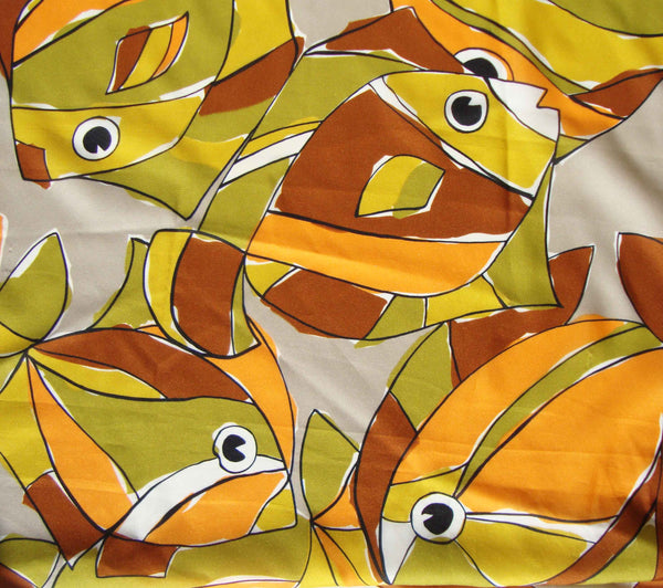 70s Fish Scarf - Metro Retro Vintage