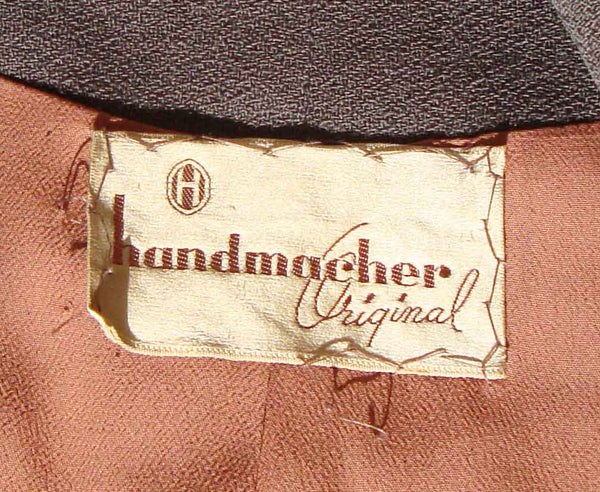Vintage 50s Handmacher Label