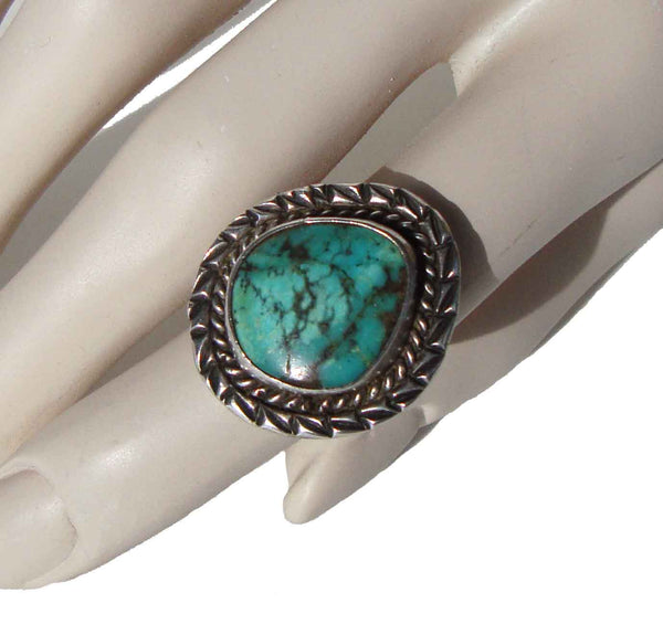 Vintage Navajo Sterling & Turquoise Ring