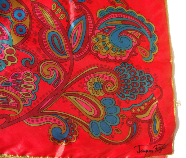 70s Red Scarf