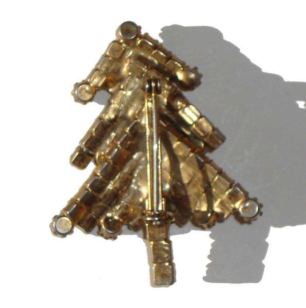 DeLizza & Elster Christmas Tree Brooch - Metro Retro Vintage