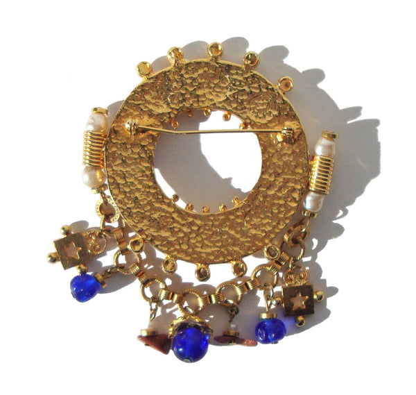 Back of Etruscan Revival Brooch