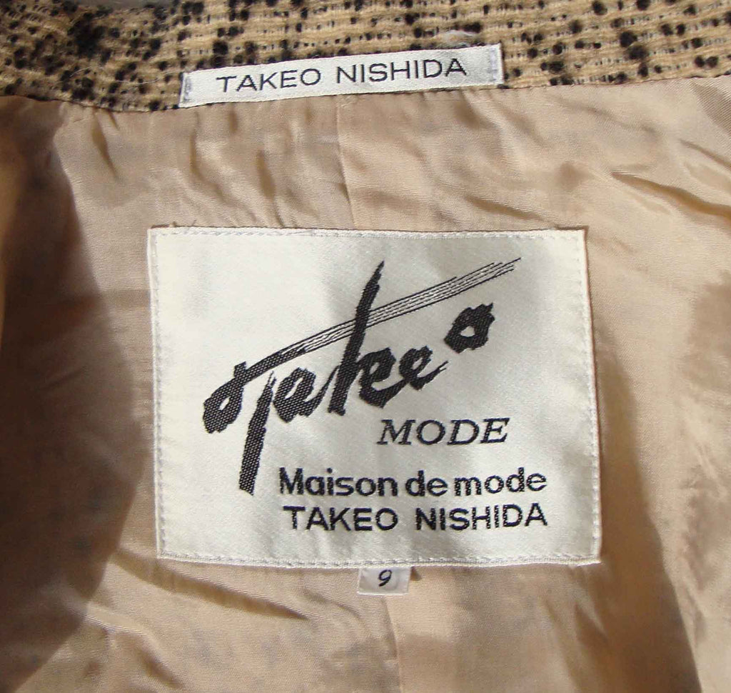 Vintage 90s Takeo Nishida Skirt Suit Maison de Mode M – Metro Retro Vintage
