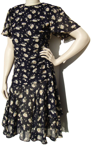 Metro Retro Vintage 80s Cocktail Dress