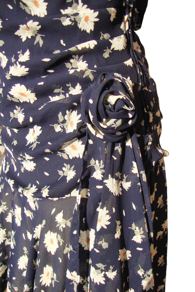 Peplum on Vintage 80s Cocktail Dress