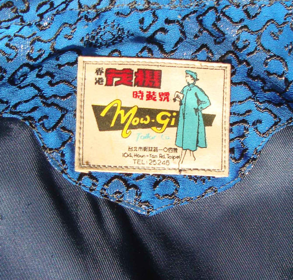 Vintage Mow-Gi Label Taipei
