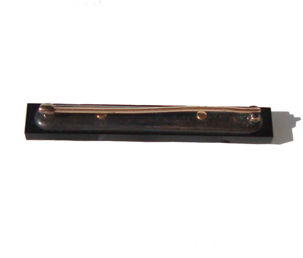 Antique Jet Brooch Mourning Pin