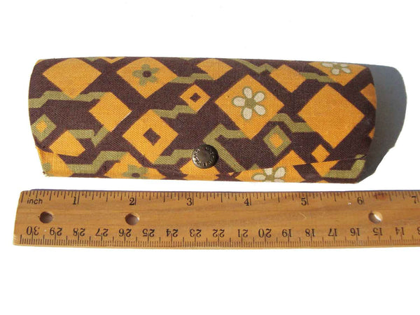 60s Hippie Floral Glasses Case