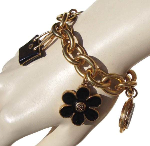 Vintage Anne Klein Fashion Charm Bracelet