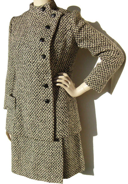60s Wool Coat & Skirt - Metro Retro Vintage