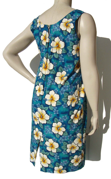 Vintage Hawaiian Hibiscus Dress