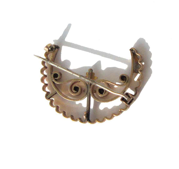 Back of Victorian Pin Brooch