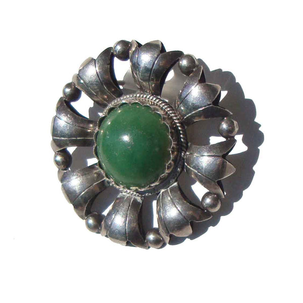 Art Deco Mexican Brooch - Metro Retro Vintage
